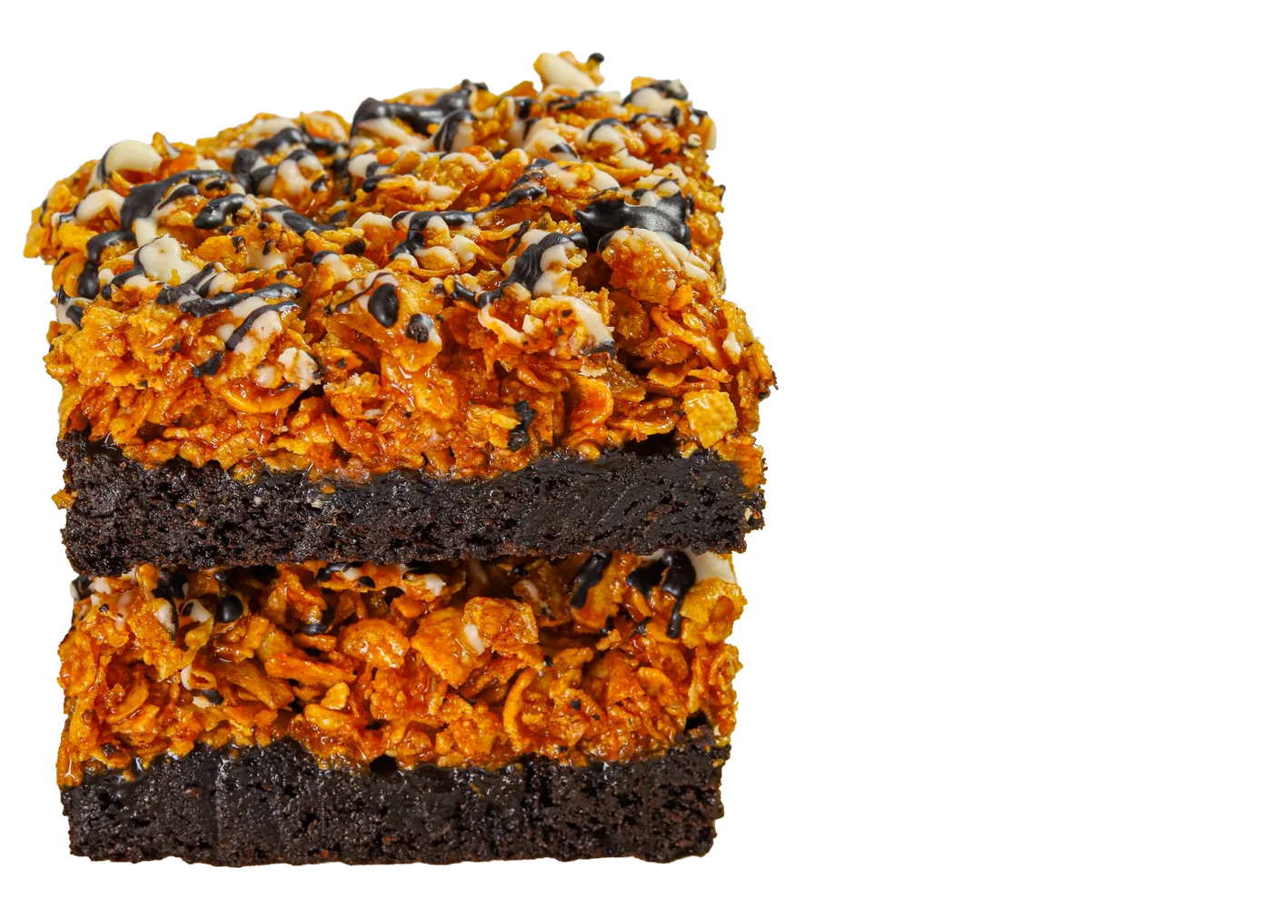 Salted caramel cornflake brownie from Sugar Shots